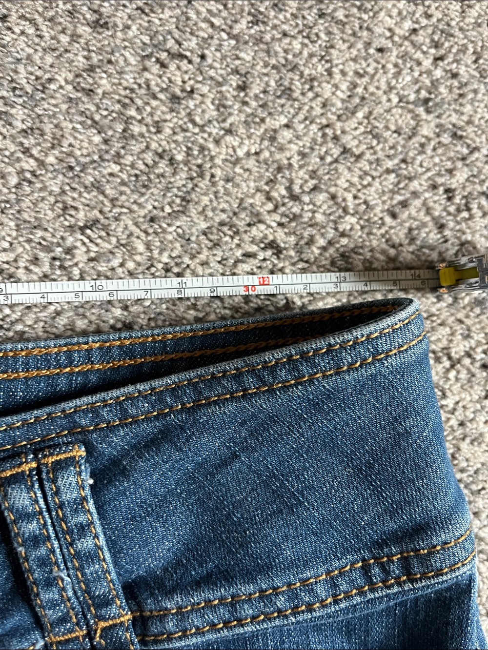 Pilcro Cropped Straight Jeans with Double-Waist Buttons Adorable Size 26 - Picture 5 of 8